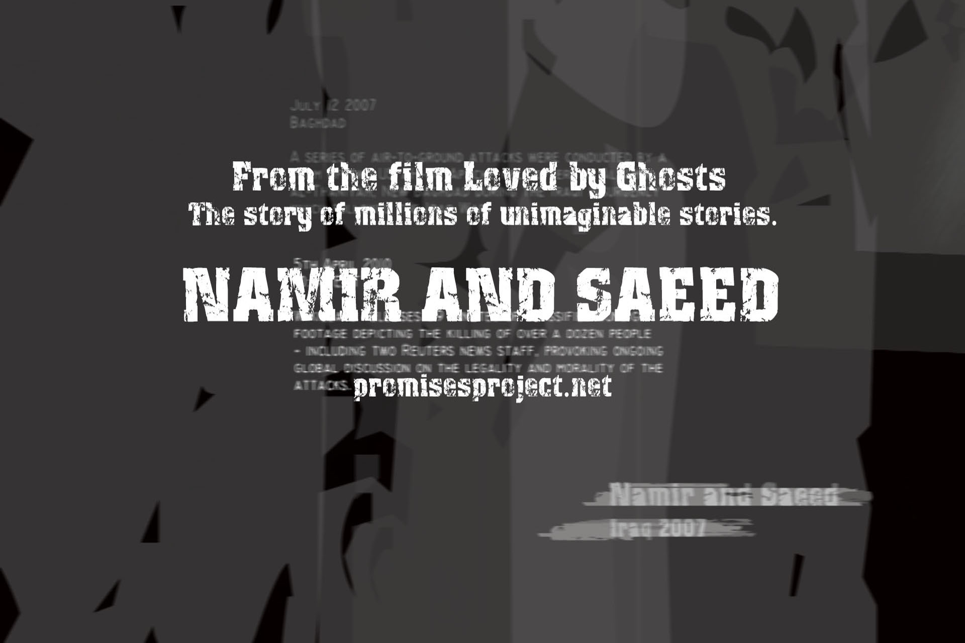 Namir and Saeed - from the film 'Loved by Ghosts'