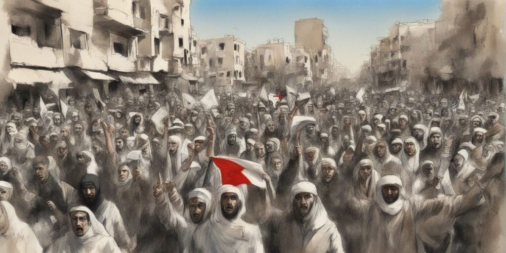Arab Spring uprisings swept across several Middle Eastern and North African countries