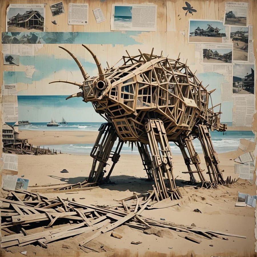 A Promises Project interpretation of a Theo Jansen Strandbeest